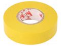 Tape: electrical insulating; W: 19mm; L: 25m; Thk: 0.15mm; yellow SCAPA SCAPA-6022-19/25YL