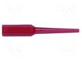 Measuring tip; 3A; 70VDC; red; Tip diameter: 0.76mm POMONA POM-4691-2