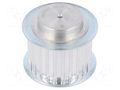 Belt pulley; AT5; W: 25mm; whell width: 36mm; Ø: 38.6mm; aluminium OPTIBELT 36-AT5-25-200ZA
