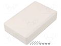 Enclosure: multipurpose; X: 90mm; Y: 144mm; Z: 30mm; ABS; white SUPERTRONIC PP080W