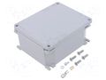 Enclosure: multipurpose; X: 115mm; Y: 140mm; Z: 61mm; aluminium; grey ILME ILME-APV11
