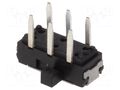 Switch: slide; Pos: 2; SP3T; 0.3A/6VDC; ON-ON-ON; PCB,THT; 70mΩ; MMP KNITTER-SWITCH MMP221-R