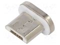 Adapter; magnetic,USB 2.0; USB B micro plug; Cablexpert GEMBIRD CC-USB2-AMLM-MUM