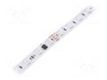 LED tape; RGB; 5050; LED/m: 60; 10mm; white PCB; 24VDC WISVA OPTOELECTRONICS HH-RGBGI-5050GNDMX