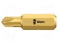Screwdriver bit; Torq-Set®; TS4; 1/4"; Overall len: 25mm WERA WERA.05066638001