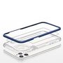Clear 3in1 case for iPhone 11 Pro Max blue frame gel cover, Hurtel 5907769338601 5907769338601