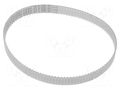 Timing belt; T2.5; W: 10mm; H: 1.3mm; Lw: 285mm; Tooth height: 0.7mm OPTIBELT T2.5-285-10-77ZA
