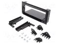 Radio frame; 1 DIN; black METRA RAM-40.767