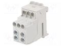 Splice terminal: distribution block; 101A; 1kV; screw terminal SIMET SDB100GY