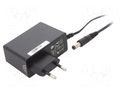 Power supply: switching; mains,plug-in; 12VDC; 2A; 24W; 86.2%; POSC POS POSC12200A-CN