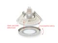 Iebūvējams LED line® downlight tipa mitrumdrošs apaļš balts 245404 5901583245404