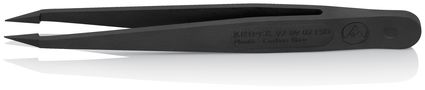 KNIPEX 92 09 02 ESD Plastic Tweezers ESD Smooth 115 mm 92 09 02 ESD 4003773086987