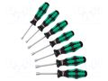 6-angles socket; 6-angles socket; 7pcs; Kit: screwdrivers WERA WERA.05029510001