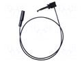 Test lead; 5A; clip-on hook probe,crocodile clip; Urated: 300V MUELLER ELECTRIC BU-1031-A-36-0