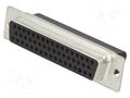 Connector: D-Sub; PIN: 50; plug; female; for cable Deltron AG DTS50SX