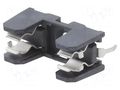 Fuse holder; THT; 5x20mm; -30÷85°C; 10A; thermoplastic; black; 5mΩ ESKA 503930