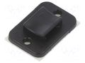 Holder; self-adhesive; polyamide; UL94V-2; black; Tie width: 4mm HELLERMANNTYTON TY3G1S-PA66W-BK