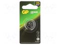 Battery: lithium; CR1620,coin; 3V; 78mAh; non-rechargeable GP BAT-CR1620-2CPU1GP