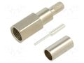 Connector: FME; plug; male; straight; RG58C/U; crimped; for cable TELEGÄRTNER J01700A0006