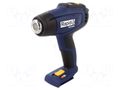 Electric hot shrink gun; 18VDC RAPID RAP-RX1000