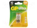 Battery: alkaline; AAA,R3; 1.5V; non-rechargeable; Ø10.5x44.5mm GP BAT-24AU-U2-GP