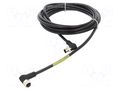 Cable: for sensors/automation; M12; PIN: 8; shielded; 5m; plug; TPU MOLEX MX-120069-8722