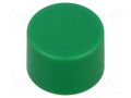 Button; 11.5mm; SMS; green SCHURTER 0862.8105