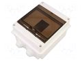 Enclosure: for modular components; IP55; white; No.of mod: 6 JONEX JX-S-6/55D-IP55-WH
