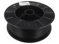 Filament: ASA; 1.75mm; black; 220÷250°C; 2.5kg ROSA 3D ROSA-3075