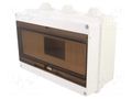 Enclosure: for modular components; IP55; white; No.of mod: 12 JONEX JX-S-12/55D-IP55WH