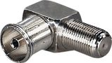 Savienojums F ligzda - TV ligzda, leņķa AD/TV-F:F-F/A 4040849122378