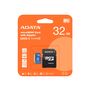 Atmiņas karte micro SD 32GB Class 10 UHS-I (U1) ar SD adapteri AUSDH32GUICL10A1-RA1 4713218461926