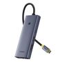 USB C spraudnis - 6 veidu savienotāji ( HDMI 4K@60Hz*1+USB3.1*2+USB-C3.1*1+USB2.0*1+PD*1+RJ45*1 ) UltraJoy BASEUS B00052803811-03 6932172657734