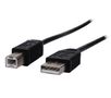 Kabelis USB2.0 AM - USB BM spraudņi  3m melns CABLE-141/3HS 4040849935978