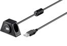 Kabelis USB2.0 A spraudnis - USB A ligzda skrūvējam pie virsmas 1.2m CABLE-143/SCREW/1.2 4040849954450