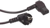 Ekektrības kabelis datoram  1.5m ar spraudni leņķī CABLE-706 4040849500800; 5901436714002; 5902270751161