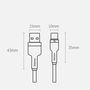 Cable USB2.0 A plug - USB C plug 1.0m black 66W Cafule BASEUS CAKF000101 6953156209756