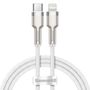 Kabeļa USB C spraudnis uz iP Lightning PD 18W 1m White Baseus CATLJK-A02 6953156202078