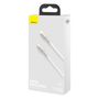 Kabeļa USB C spraudnis uz iP Lightning PD 18W 1m White Baseus CATLJK-A02 6953156202078