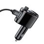 Bluetooth FM Modulator Car Charger 12-24V 2xUSB 3.4A with Cigarette Lighter Port, Black CCHC000001 6932172628222
