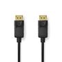 DisplayPort Cable | DisplayPort Male | DisplayPort Male | 8K@60Hz | Gold Plated | 2.00 m | Round | PVC | Black | Box CCGB38010BK20 5412810443338