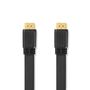 High Speed HDMI™ Cable with Ethernet | HDMI™ Connector | HDMI™ Connector | 4K@30Hz | 10.2 Gbps | 2.00 m | Flat | PVC | Black | Label CVGL34100BK20 5412810427017