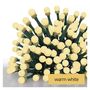 LED virtene MAZĀS Bumbiņas, 230Vac, 20m, 200x LED, silti baltas, ar taimeri, EMOS D5AW03 8592920096017