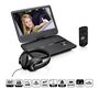 Portable 10" DVD-Player with USB -Headphone-suspension bracket Black DVP-1010BK 8711902037934