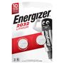 Litija baterija CR2032 3V 235mAh Energizer 2gab blisterīši CR2032/ENE-BL2 7638900248357