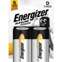Sārmu baterija LR20 (D) 1,5 V Alkaline Power Energizer 2 gab. blisteris LR20/ENE/AP-BL2 7638900297331