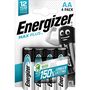 Sārmu baterija LR6 (AA) EP91 1,5V 3000mAh MAX plus Energizer 4 gab. blisteris LR6/ENE/MAX-BL4 7638900437300