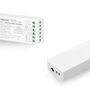 LED kontrolieris DIM / CCT 2 in 1, 12-24Vdc, 12A, RF 2,4GHz, Mi Light FUT035S+