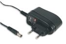 Impulsu barošanas bloks 24V 0.25A, 5.5x2.1mm, MEAN WELL, plug-in GS06E-6P1J