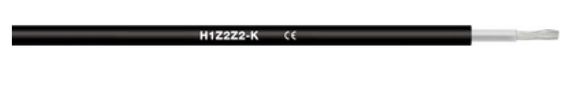 Kabelis SOLAR H1Z2Z2-K, optimizēta versija 1x4 melns 1023759